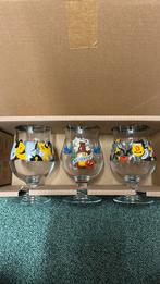 Duvel Berthom setje, Verzamelen, Glas en Drinkglazen, Ophalen, Zo goed als nieuw, Bierglas