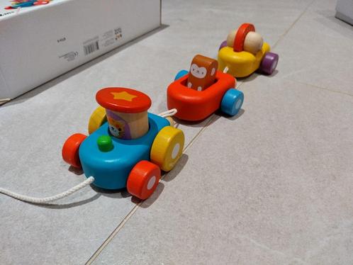 Plantoys Trektrein Happy Engine, Enfants & Bébés, Jouets | Jouets en bois, Comme neuf, Jouet à Pousser ou Tirer, Enlèvement