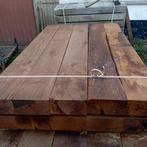 Behandelde en onbehandelde eikenhouten dwarsliggers van 10/2, Tuin en Terras, Ophalen of Verzenden, Nieuw
