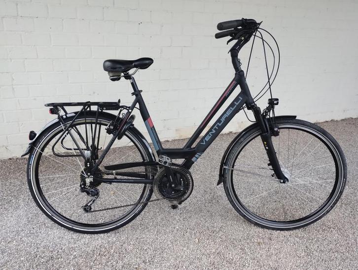 Damesfiets Venturelli Azurra, Fietsen en Brommers, Fietsen | Dames | Damesfietsen, Gebruikt, Versnellingen, 50 tot 53 cm, Ophalen