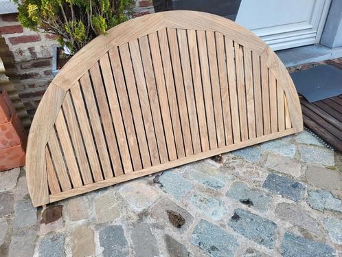 Tuintafels teak  VOLLEDIG opgeschuurd.225---350€, Tuin en Terras, Schuttingen, Zo goed als nieuw, Ophalen