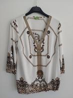 Bloes wit met panteraccenten, K-design, Wit, Ophalen of Verzenden, Maat 36 (S)