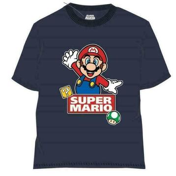 Super Mario T-shirt - Donker Blauw - Maat 104 beschikbaar voor biedingen