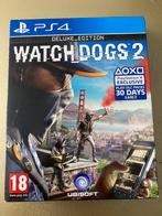 PlayStation 4 watchdogs 2 deluxe edition, Ophalen of Verzenden, Gebruikt