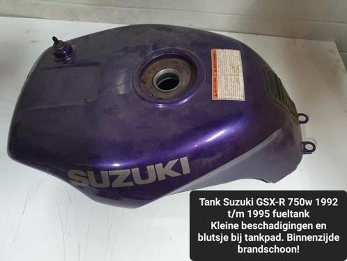 Réservoir Suzuki GSX-R 750w 1992 à 1995 #fueltank #GSXR GSXR, Motos, Pièces | Suzuki, Utilisé, Enlèvement ou Envoi