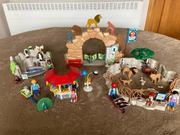 Playmobil de grote zoo (doos + boekje), 4-10 jaar, Ophalen of Verzenden, Zo goed als nieuw, Complete set