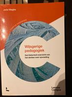 Studieboek Wijsgerige pedagogiek - J. Vlieghe, Boeken, Studieboeken en Cursussen, Ophalen, Zo goed als nieuw