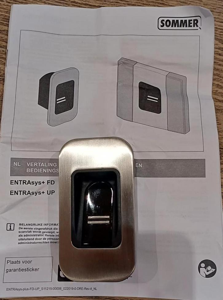 Systeme De Reconnaissance Biometrique Entrasys Fd 12/24V, Doe-het-zelf en Bouw, Alarmsystemen, Ophalen of Verzenden