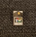 PIN - CABLE TV - TELEVISION - TELEVISIE, Collections, Envoi, Utilisé, Autres sujets/thèmes, Insigne ou Pin's