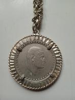 Sleutelhanger in zilver met Egyptische munt, Postzegels en Munten, Munten | Afrika, Verzenden, Egypte, Losse munt, Zilver