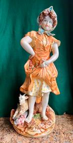 Porseleinen beeld herderin, Antiek en Kunst, Ophalen