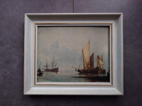 Schilderij reprint - Hollandse boten, Antiek en Kunst, Kunst | Schilderijen | Klassiek, Ophalen of Verzenden