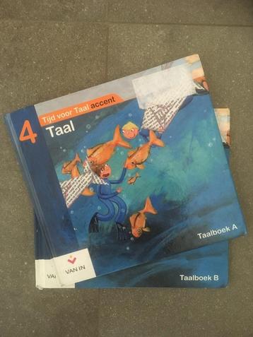 Taalboek en werkwoordenblok Tijd voor taal accent 4 beschikbaar voor biedingen