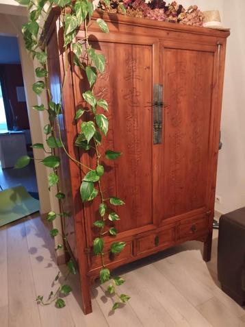 Chinese kast, Antiek en Kunst, Antiek | Meubels | Kasten, Ophalen of Verzenden