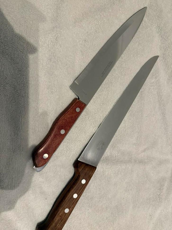 2 luxe keuken messen, Antiquités & Art, Antiquités | Ustensiles de cuisine, Enlèvement