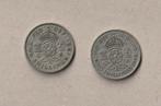 UK : 2 (gebruikte) munten van 2 shillings (1948 en 1951), Ophalen of Verzenden, Setje