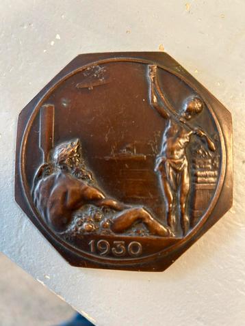Medaille wereldtentoonstelling Antwerpen 1930 beschikbaar voor biedingen
