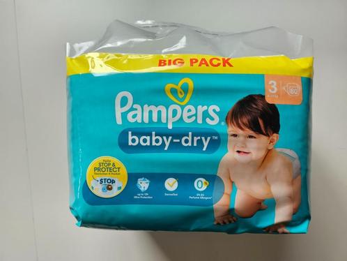 Pampers Baby-dry maatje 3 (6-10kg) bigpack 80 stuks NIEUW, Enfants & Bébés, Bains & Soins, Neuf, Autres types, Autres marques