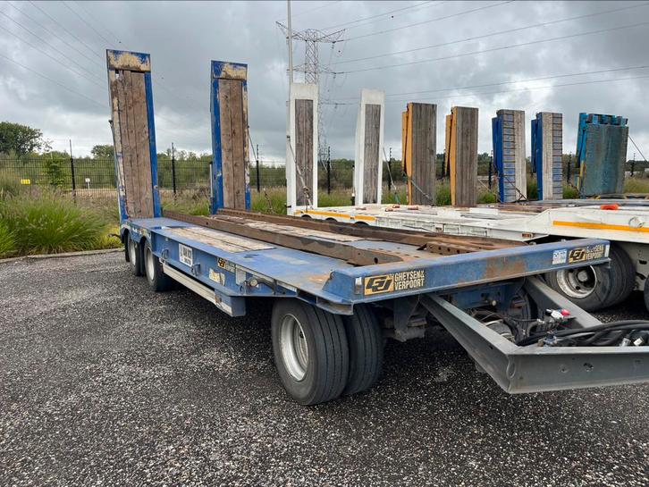 Gheysen Verpoort aanhang dieplader container laden mogelijk, Zakelijke goederen, Machines en Bouw | Transport, Ophalen
