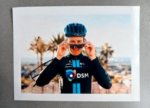Gesigneerde foto van Tiesj Benoot., Sport en Fitness, Wielrennen, Nieuw, Ophalen of Verzenden