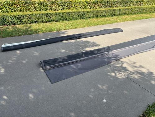 Elektrische gordijnen, Huis en Inrichting, Stoffering | Gordijnen en Lamellen, Gebruikt, 200 cm of meer, 200 cm of meer, Grijs