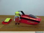 Playmobil 4341 - meeneem speedboot rood/zwart, Ophalen of Verzenden, Gebruikt, Complete set