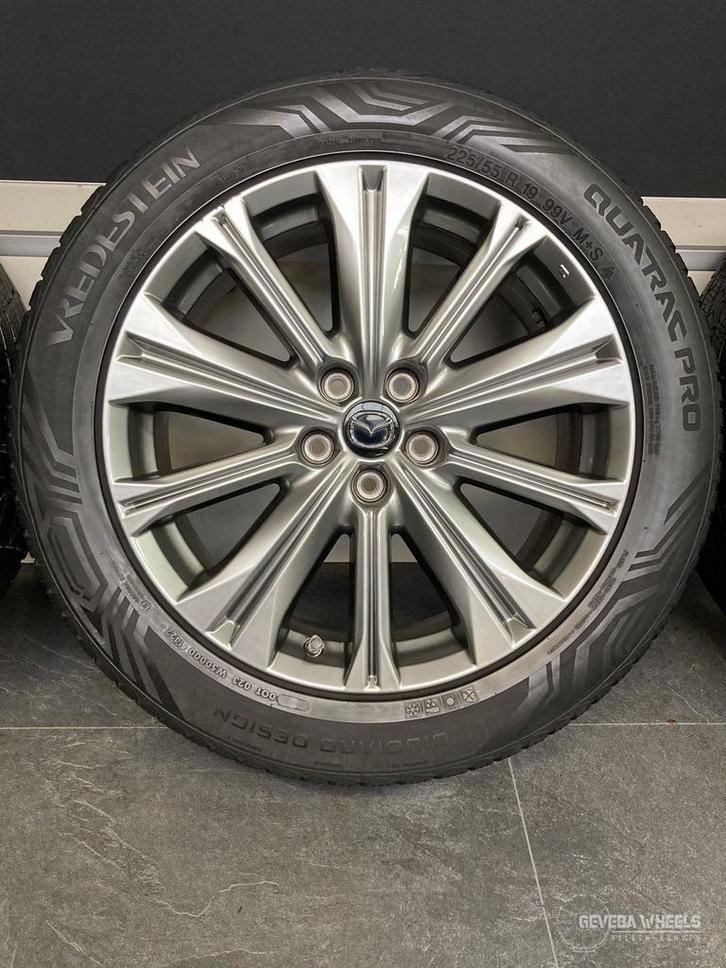 19” originele Mazda CX5 II velgen + allseason banden 5x114.3, Auto-onderdelen, Banden en Velgen, Banden en Velgen, All Season