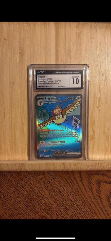 Pidgeot ex cgc 10 beschikbaar voor biedingen