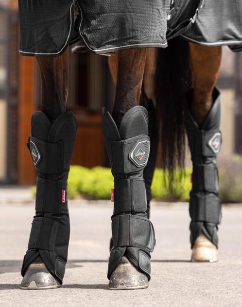 LeMieux Transportbeschermers Travel Boots Zwart SALE!, Dieren en Toebehoren, Paarden en Pony's | Beschermers, Nieuw, Transport