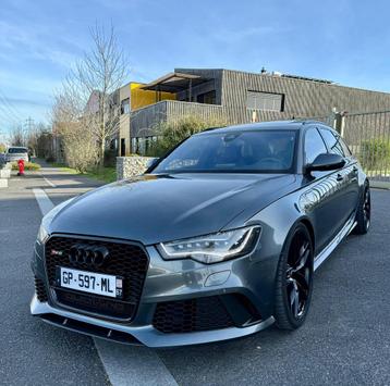 Audi RS6 C7 - 4.0 V8 TFSI Bi-Turbo - 680 ch / 970 nm - T.B.E, Autos, Achat, Automatique, Apple Carplay, Électrique