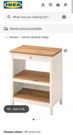 Ikea keukeneiland wit, Ophalen, 1 of 2 laden, 50 tot 100 cm, Zo goed als nieuw