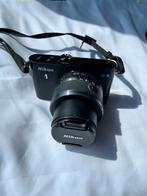 Nikon 1 J3 zwarte camera met lens en oplader, Audio, Tv en Foto, Fotocamera's Digitaal, Ophalen of Verzenden, Nikon