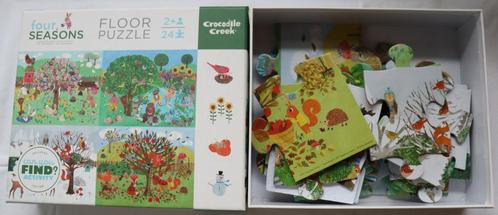 Crocodile Creek - Four Seasons Floor Puzzle (24 stukjes), Kinderen en Baby's, Speelgoed | Kinderpuzzels, Zo goed als nieuw, 2 tot 4 jaar