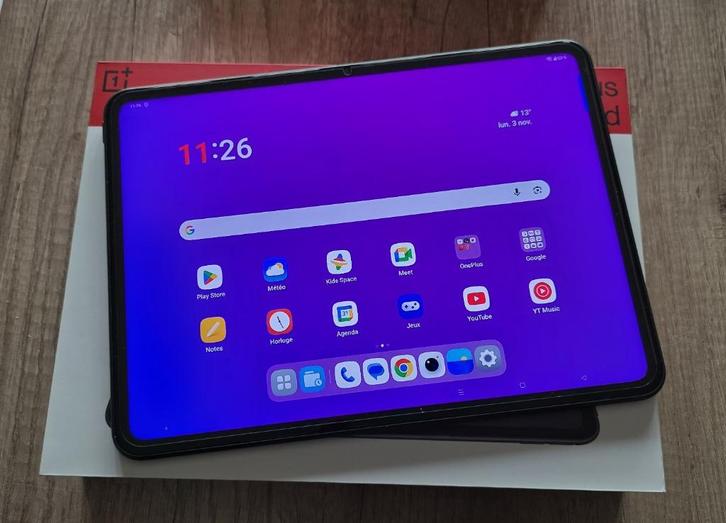ONEPLUS PAD TABLET - 128 GB - HOESJE, Computers en Software, Android Tablets, Gebruikt, Wi-Fi, 11 inch, 128 GB, Ophalen of Verzenden