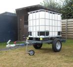 Aanhangwagen watertrailer ibc regenton, Weidegang