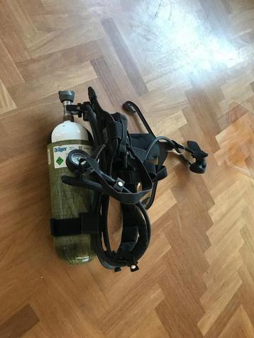 Dräger zuurstof/gas fles, Ophalen of Verzenden, Gebruikt