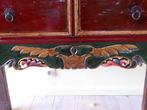Console chinoise antique colorée, Maison & Meubles, 100 à 150 cm, Rectangulaire, Chinees, 25 à 50 cm