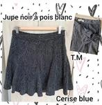Jupe pour femme-noire-Cerise blue-T.M(38), Maat 38/40 (M), Zwart, Ophalen of Verzenden, Gedragen