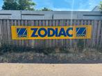 ZODIAC boten oud reclame doek XXL, Verzamelen, Merken en Reclamevoorwerpen, Ophalen of Verzenden, Gebruikt, Reclamebord