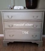 eiken kast met drie lades, Ophalen, Gebruikt, Eikenhout, 50 tot 100 cm