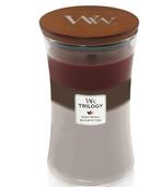 Woodwick kaars Trilogy Large Forest Retreat, Enlèvement ou Envoi, Bougie, Autres matériaux, Crème