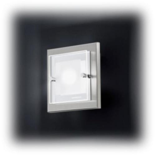 Applique-Plafonnier - Design - Nickel mat - Grossmann (160), Huis en Inrichting, Lampen | Plafondlampen, Nieuw, Glas, Metaal, Ophalen of Verzenden