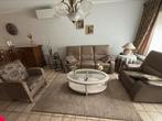 Salon te koop met salontafel, Huis en Inrichting, Ophalen, Gebruikt, Leer