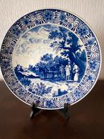 Delfts blauw bord zomer, Antiek en Kunst, Antiek | Wandborden en Tegels, Ophalen of Verzenden