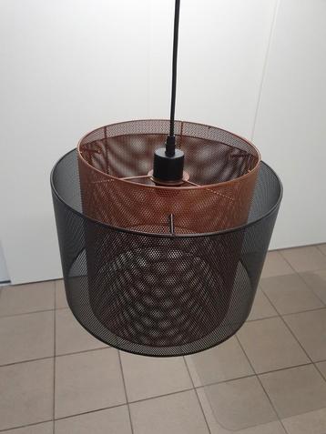 Ronde hanglamp ( zwart en koper) 