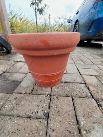 Bloempot terracotta kleur beschikbaar voor biedingen