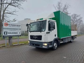 MAN TGL 12.220 Manual-pritsche+koffer-airco-euro 5 beschikbaar voor biedingen