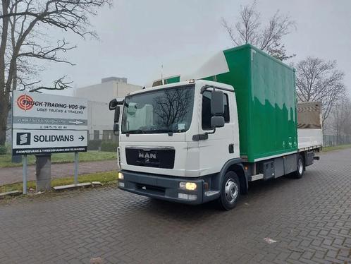 MAN TGL 12.220 Manual-pritsche+koffer-airco-euro 5, Auto's, Vrachtwagens, Bedrijf, Te koop, ABS, Achteruitrijcamera, Airconditioning