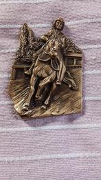 BRONZEN MAN EN PAARD OBJECT, Antiek en Kunst, Ophalen of Verzenden, Brons