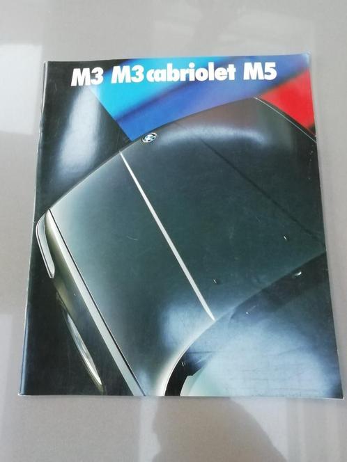 BMW M3 M3 CABRIOLET M5 E30, Boeken, Auto's | Folders en Tijdschriften, Zo goed als nieuw, BMW, Ophalen of Verzenden